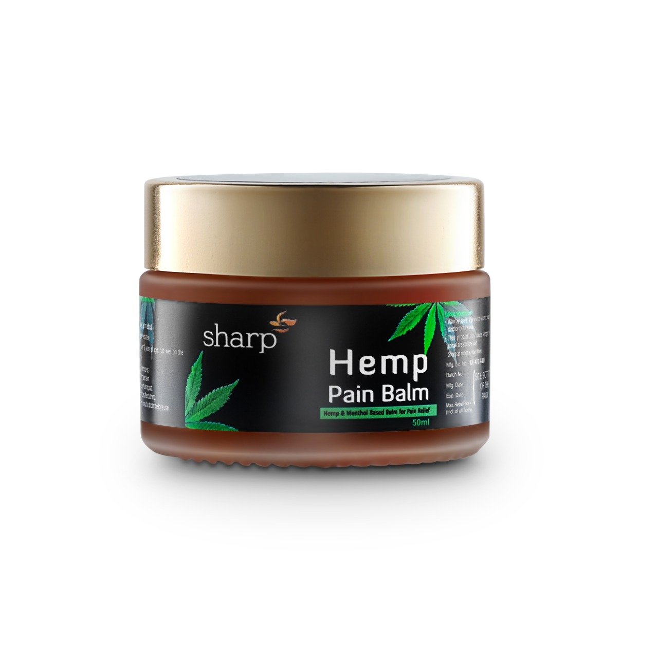 Sharp Hemp Pain Balm | Menthol & Hemp Based | 50ml