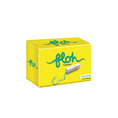 FLOH FDA Approved Regular Tampons Normal Flow Single Pack (10 Pieces)