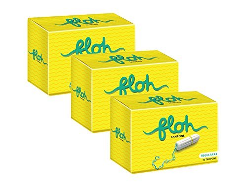 FLOH FDA Approved Regular Tampons for Women Regular Flow - 10 Pieces (Pack of 3)